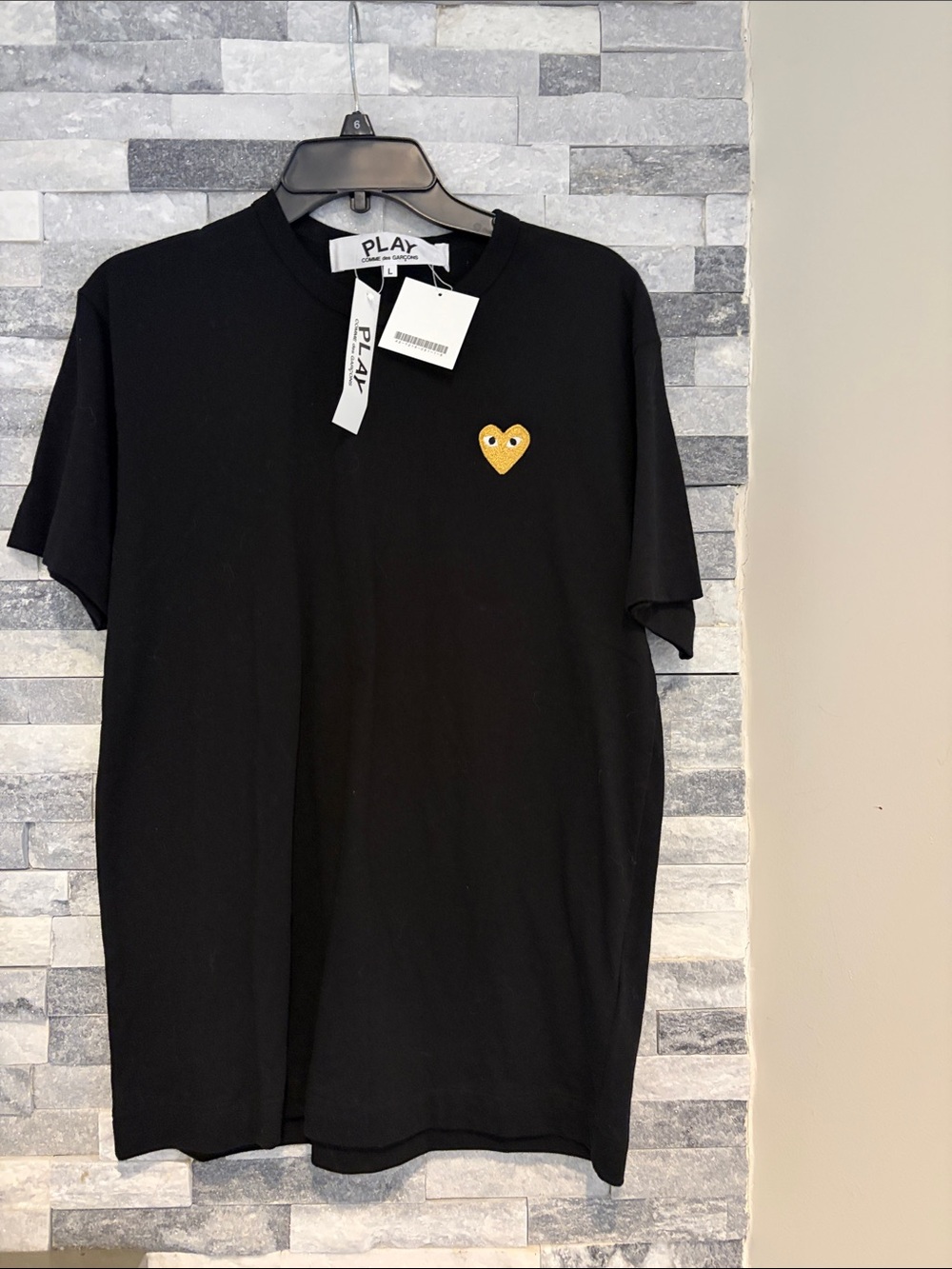 Comme Des Garcons play tshirt new with tags size large